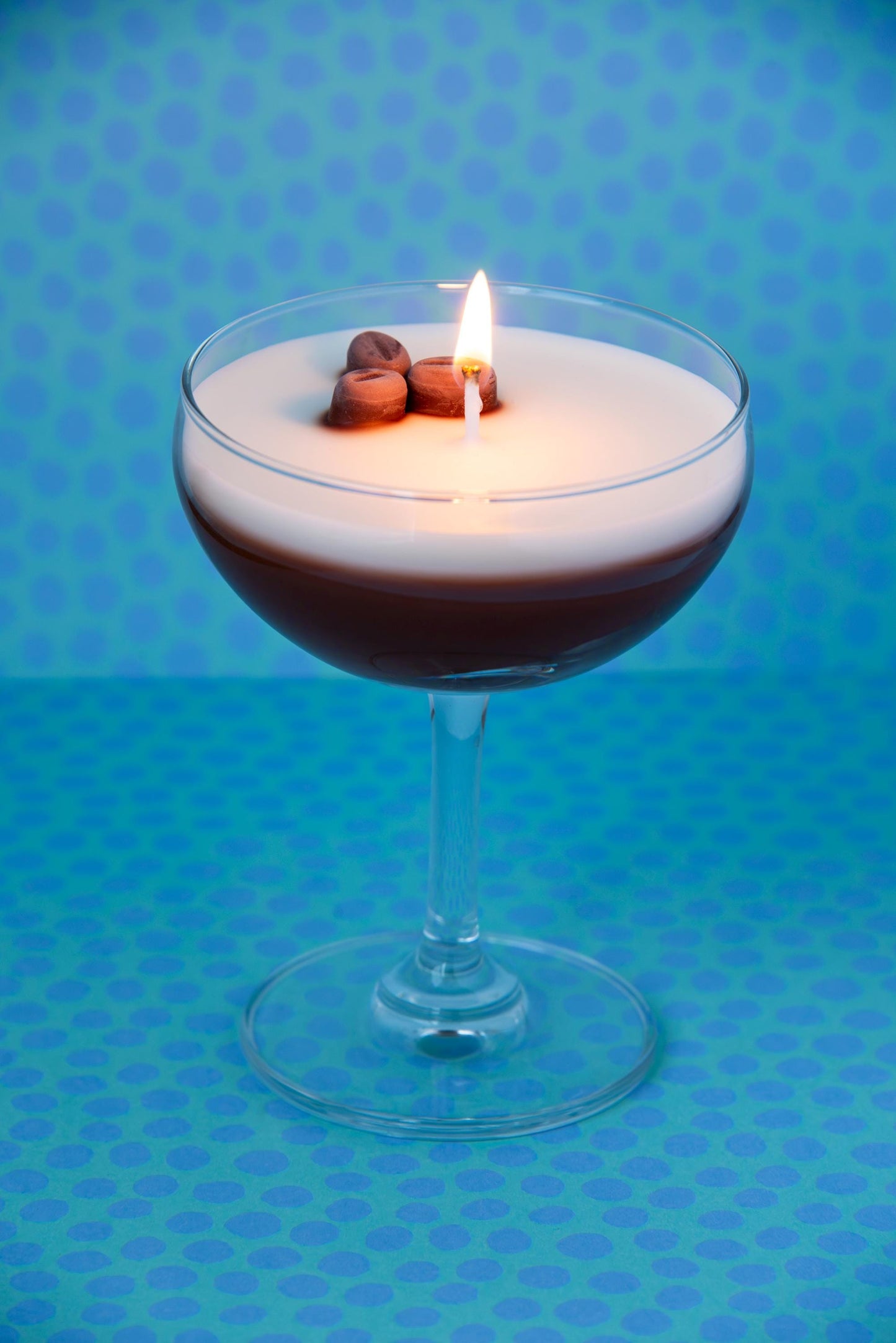 Espresso Martini Candle - Coupe Glass / Coffee Candle / Espresso Martini Lovers / Espresso Lovers