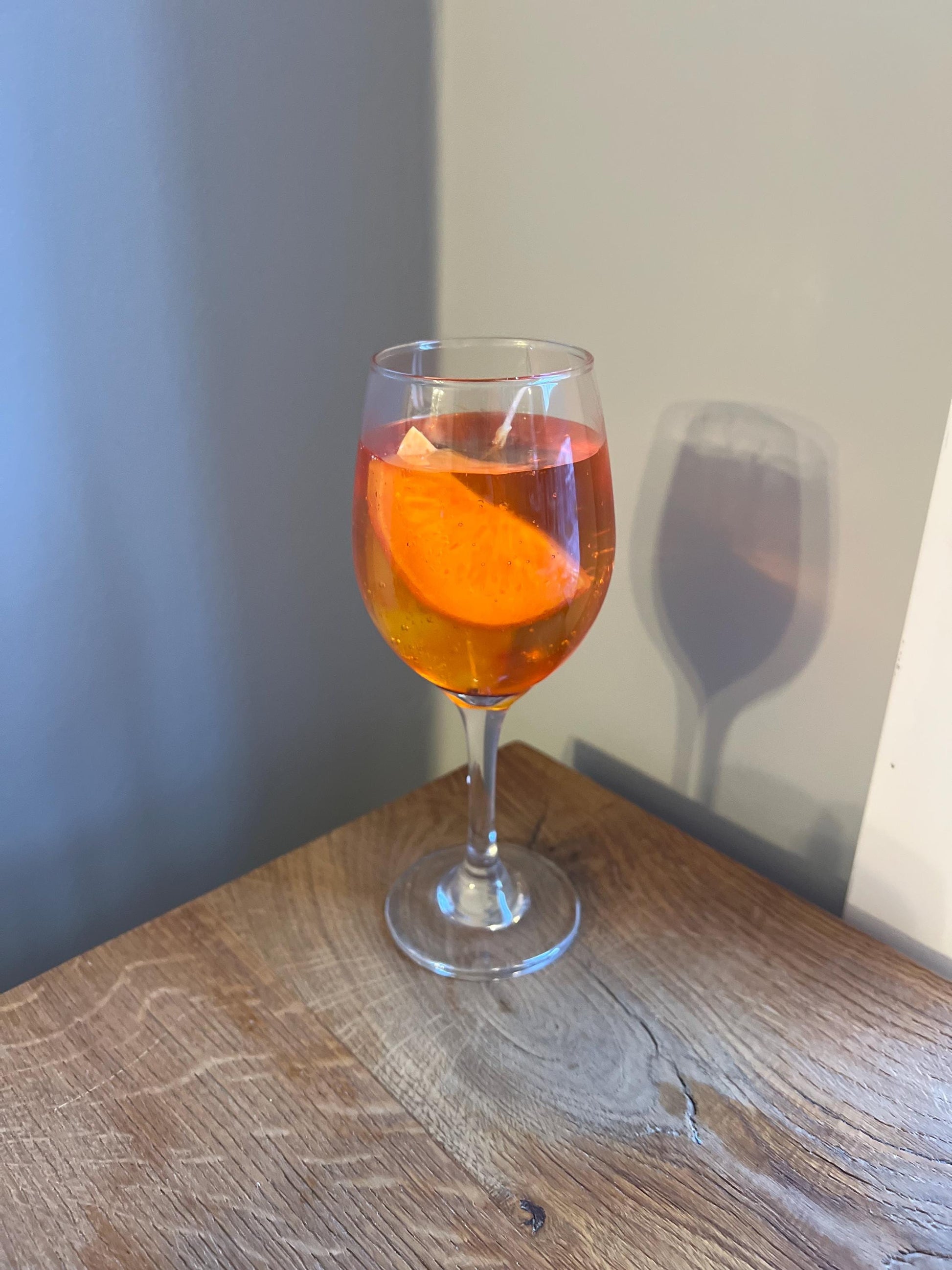 Aperol Spritz Candle / Gel wax Candle / Cocktail Candle / Drink Candles