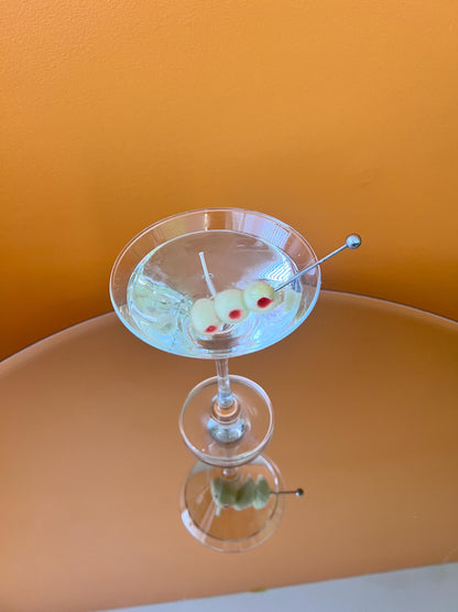 Martini Candle / Extra Olives Martini Candle/ Gel Wax Martini Candle / Olive Martini Lovers / Extra Dirty Martini Lovers / Cocktail Candles