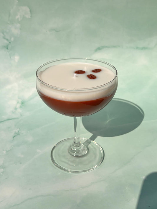 Espresso Martini Candle - Short Coupe Glass Realistic / Coffee Candle / Espresso Martini Lovers / Espresso Lovers