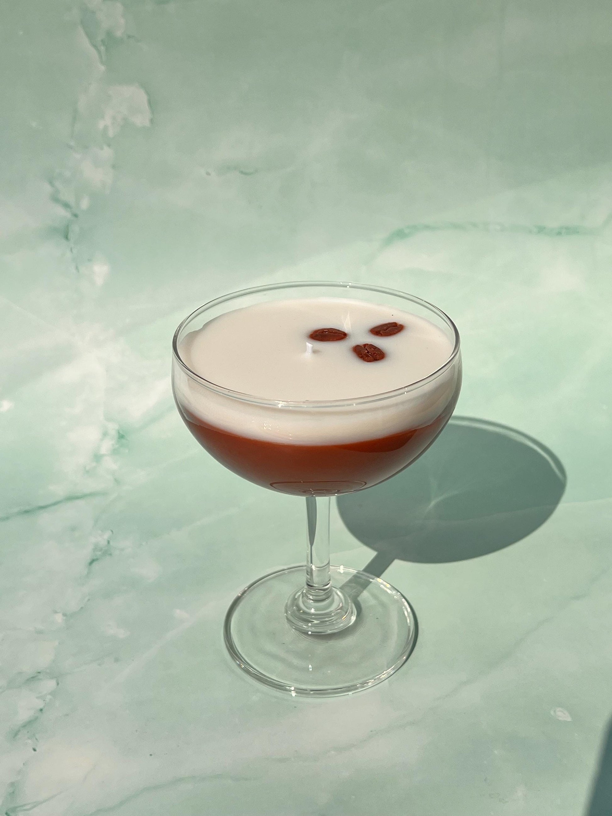 Espresso Martini Candle - Coupe Glass Realistic