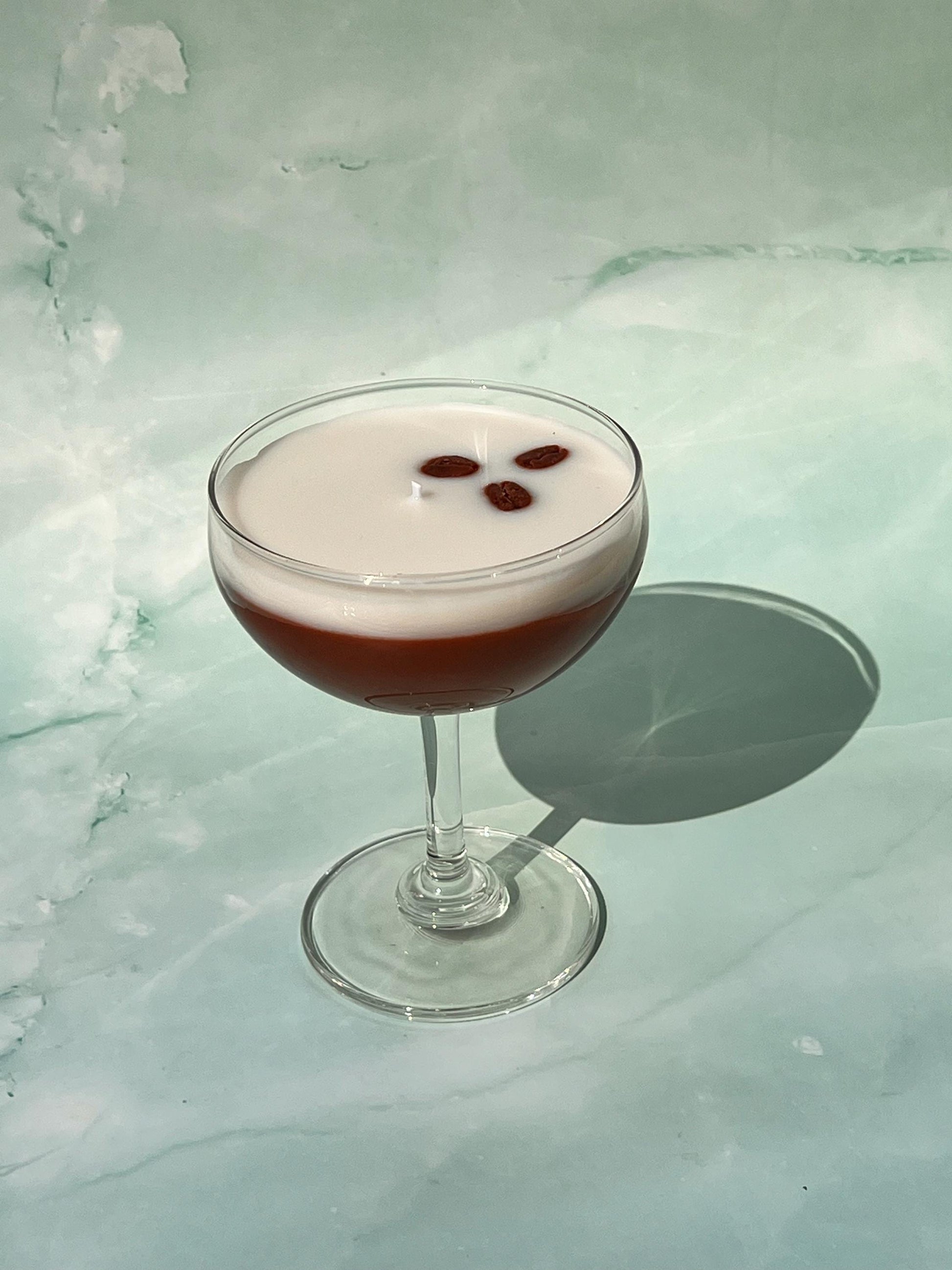 Espresso Martini Candle - Coupe Glass Realistic