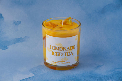 Lemonade Candle / Lemonade Iced Tea Candle / Summer Candle / Gel Wax Candle / Drink Candles
