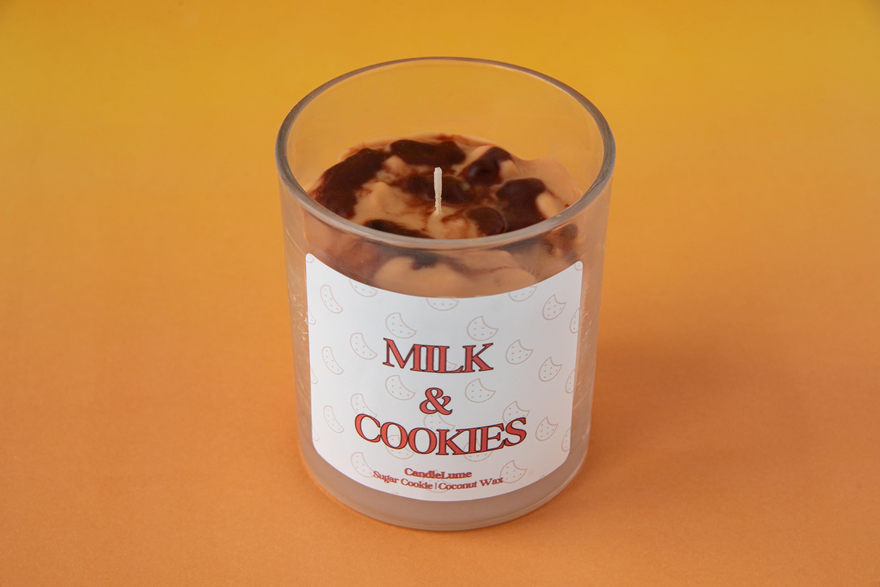 Milk and Cookies Candle / Milk and Cookie / Dessert Candle /