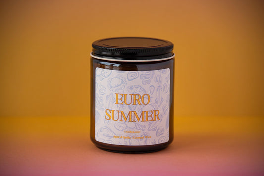 Euro Summer Candle / Vacation Candle / Coconut Wax Candles / Europe Summer Candles / New Home Gifts