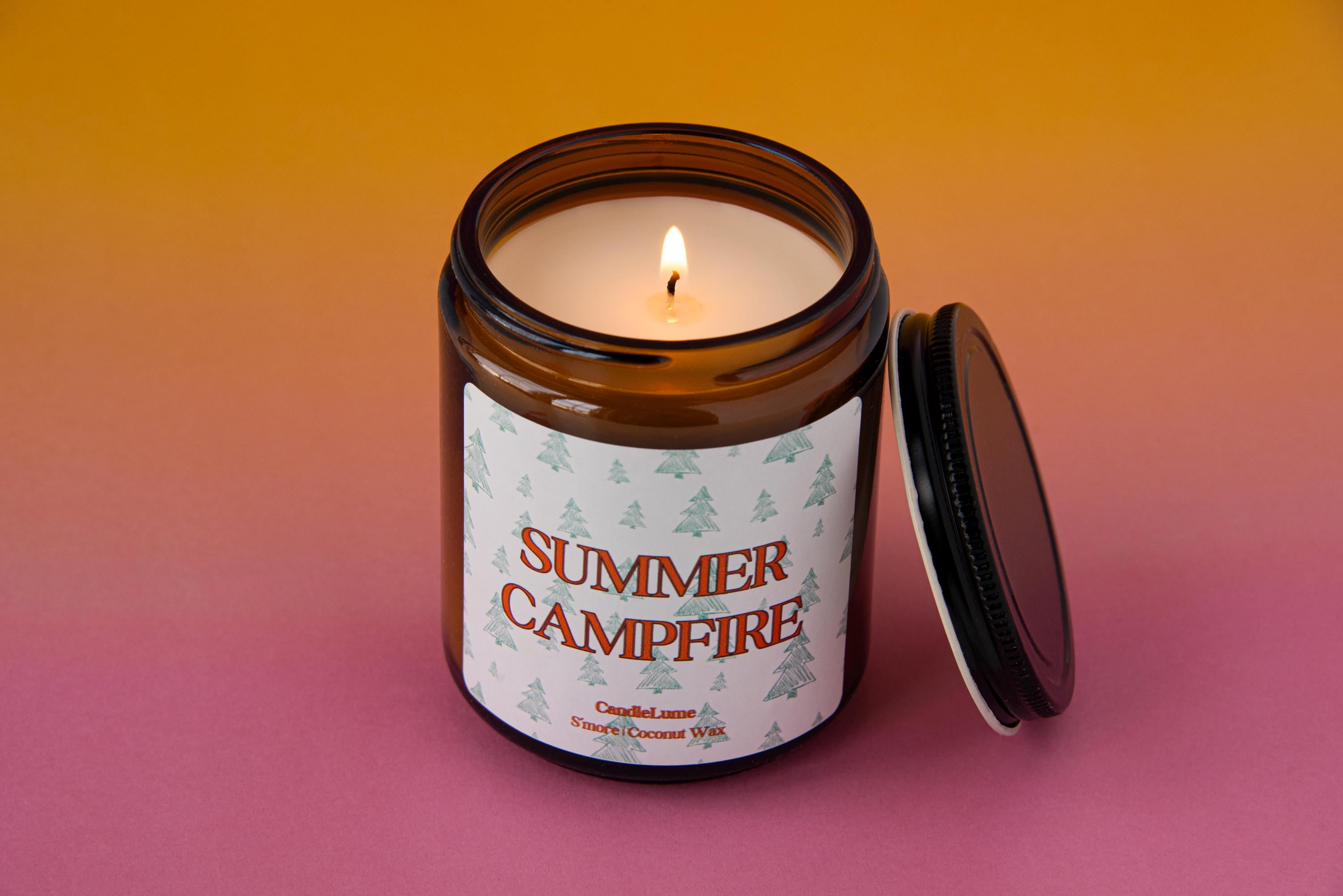 Summer Campfire Candle / Campfire Scented Candle / Summer Candles / New Home Gifts