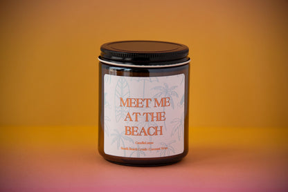 Meet Me At The Beach Candle/ Vacation Candle / Coconut Wax Candles / Beachy / Coastal Theme / New Home Gifts