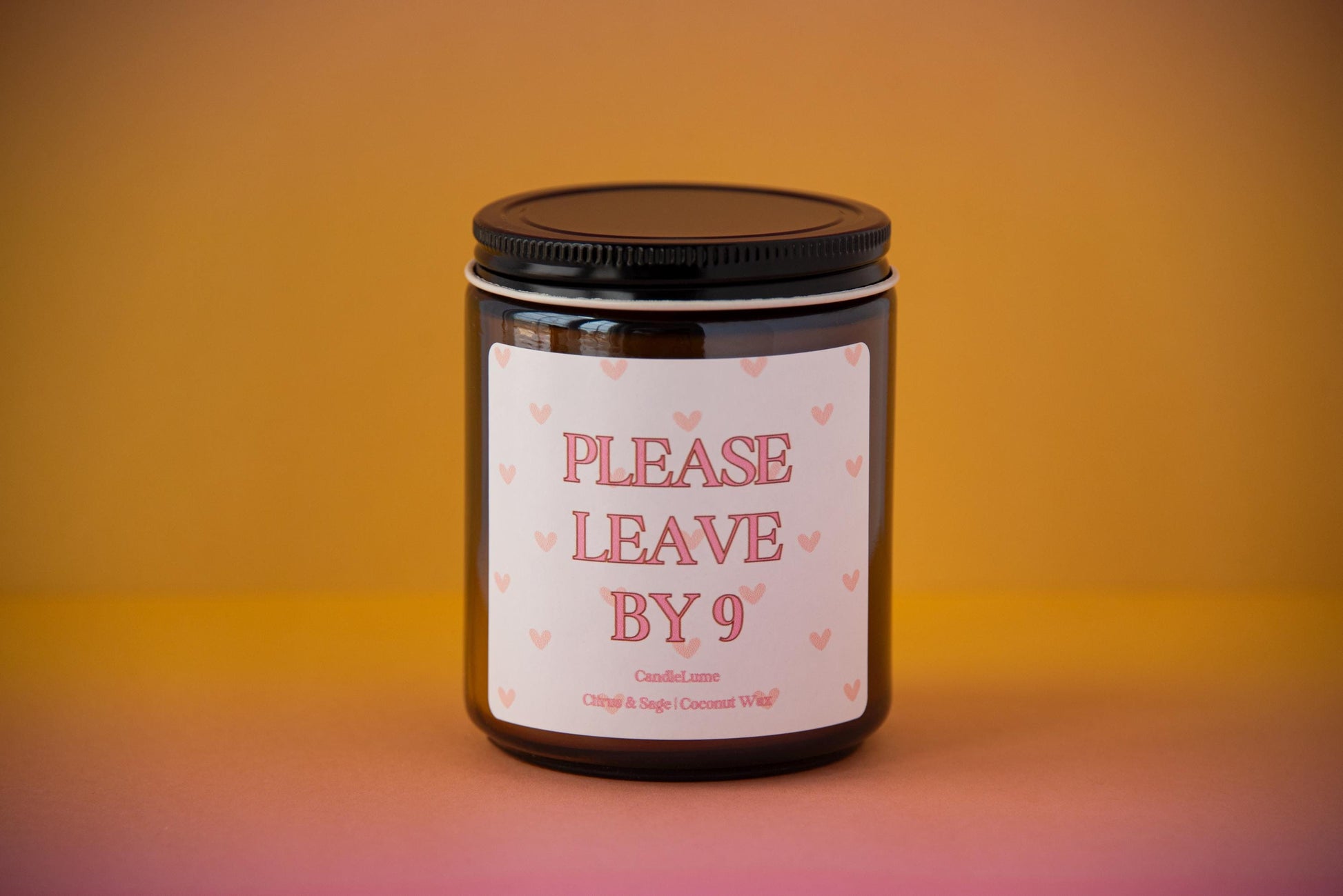 Please Leave By 9 Candle / Funny Candle / Coconut Wax Candles / Home Decor Ideas / Y2K Candle / New Home Gifts