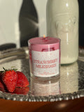 Strawberry MilkShake Candle / Strawberry Candle / Strawberry Lovers / Spring Candles / Drink Candle / Beautiful Candle