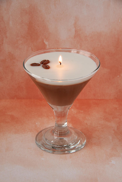 Espresso Martini Candle Realistic Stemless / Coffee Candle / Espresso Martini Lovers / Espresso Lovers