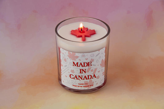 Made In Canada Candle / Canadian Owned / Canada Candle / Proudly Canadian / Maple Syrup Scented