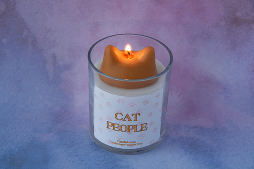 Cat People Candle / Cat Lovers Candle / Pet Lovers / Animal Lovers / Adorable Candle