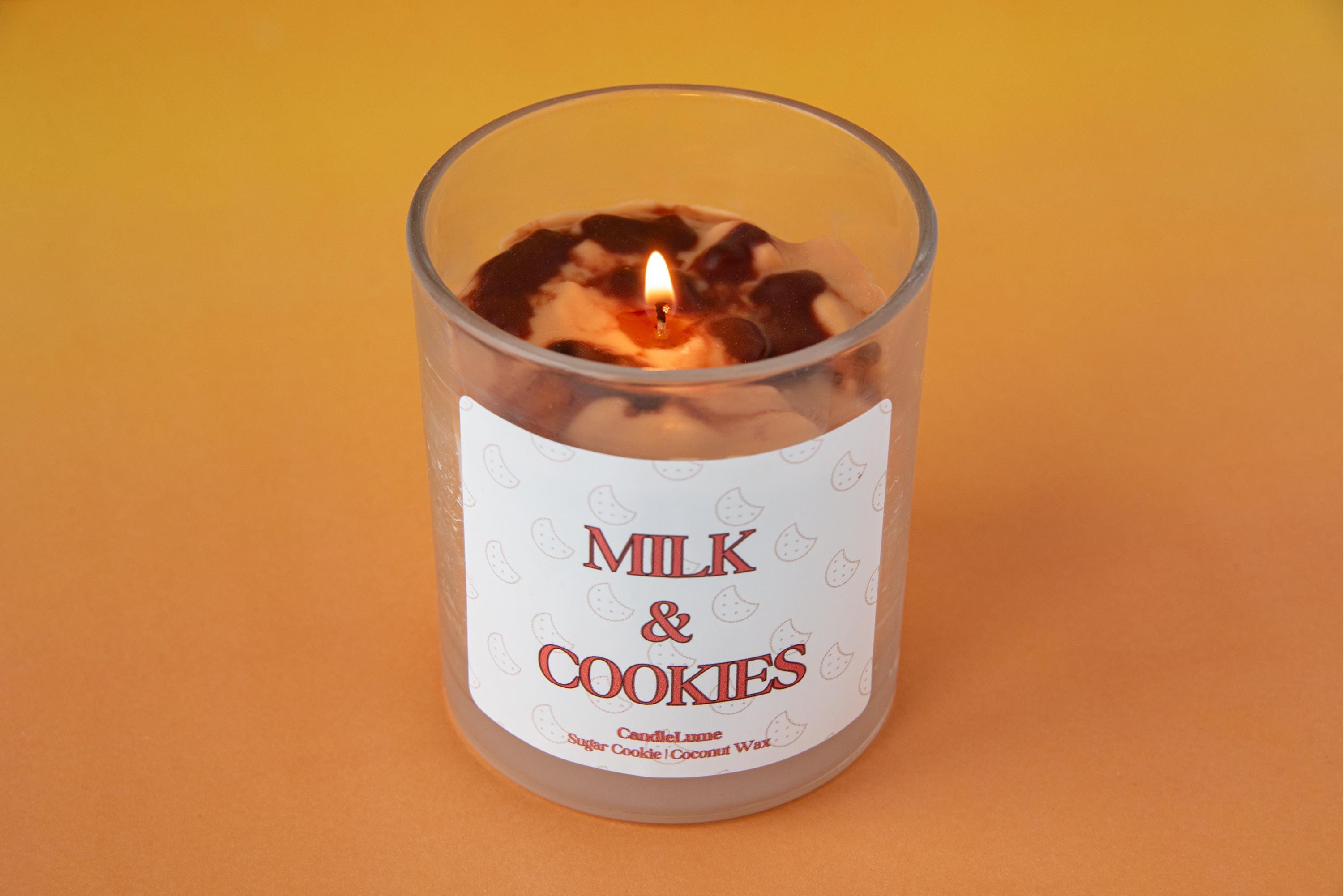 Milk and Cookies Candle / Milk and Cookie / Dessert Candle /