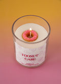 I donut care Candle / Donut Candle / Dessert Candles / Food Candles
