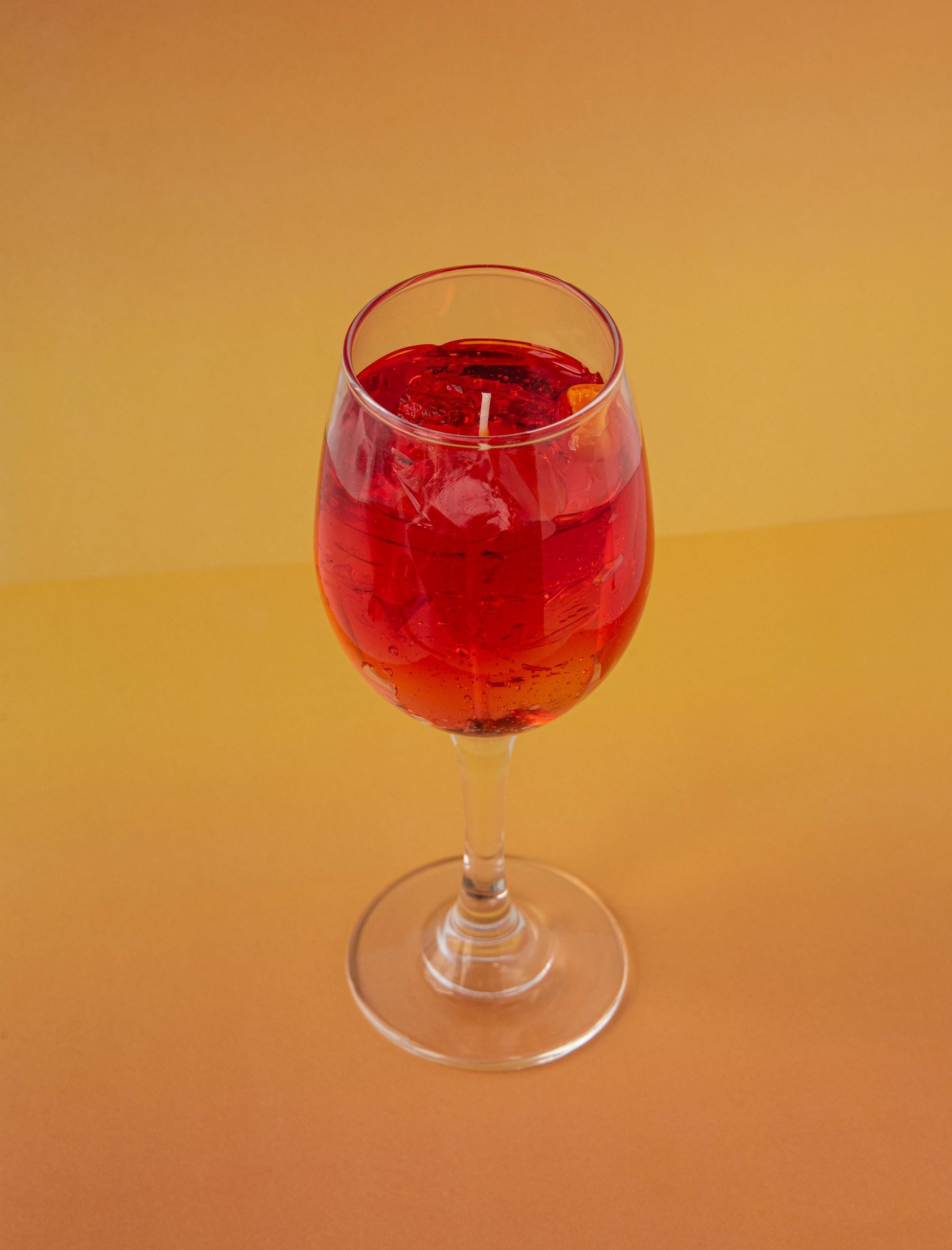 Aperol Spritz Candle / Gel wax Candle / Cocktail Candle / Drink Candles