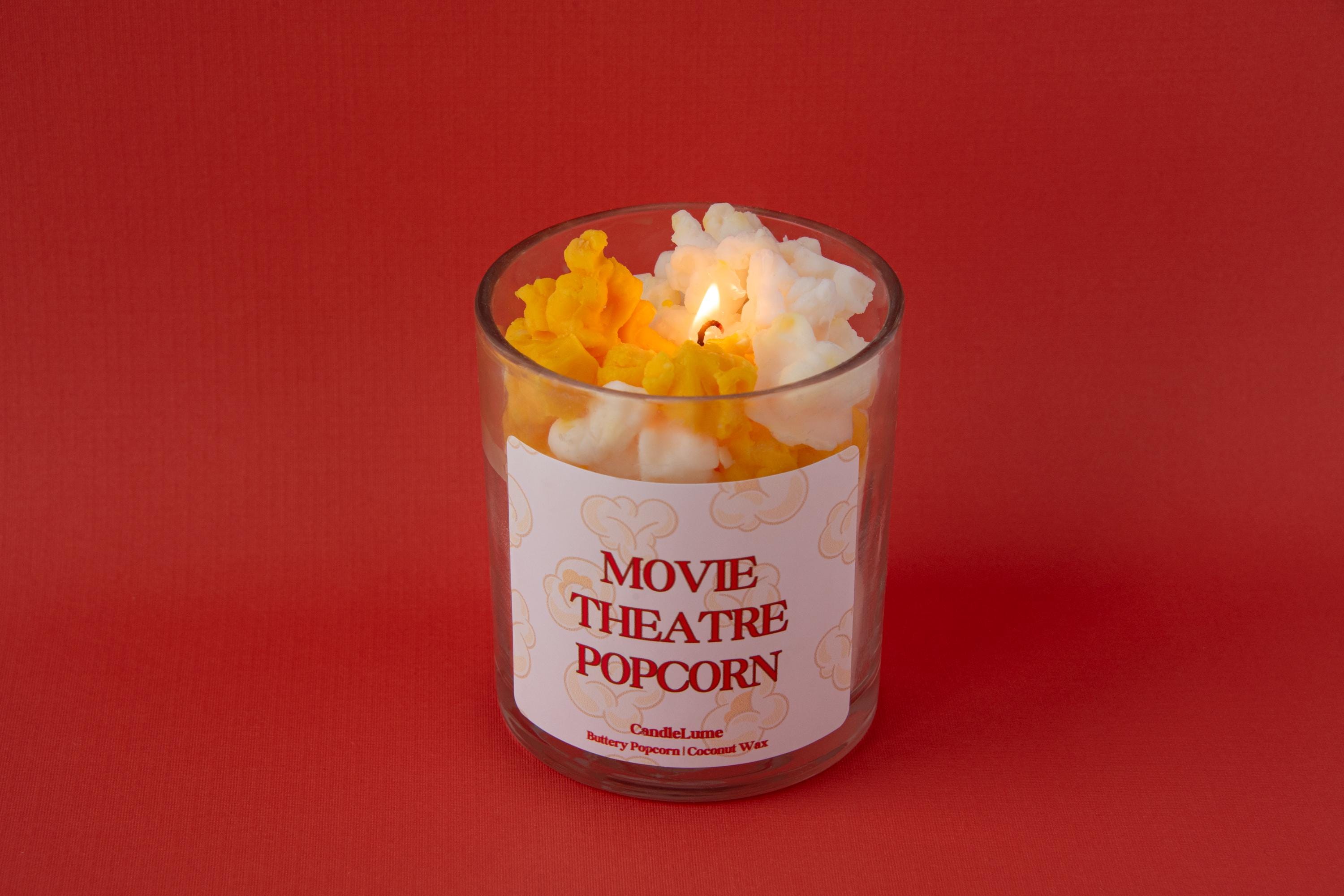 Popcorn Candle / Movie Theatre Popcorn / Popcorn Scented Candle / Food Candle