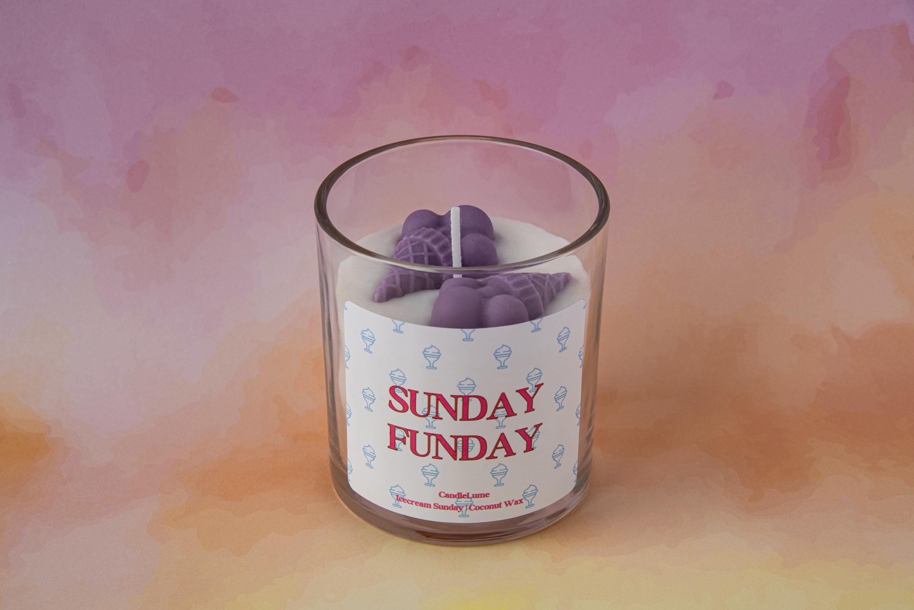 Sunday Funday Candle / Sunday Candle / Fun Candle / Beautiful Candle / Sunday Funday