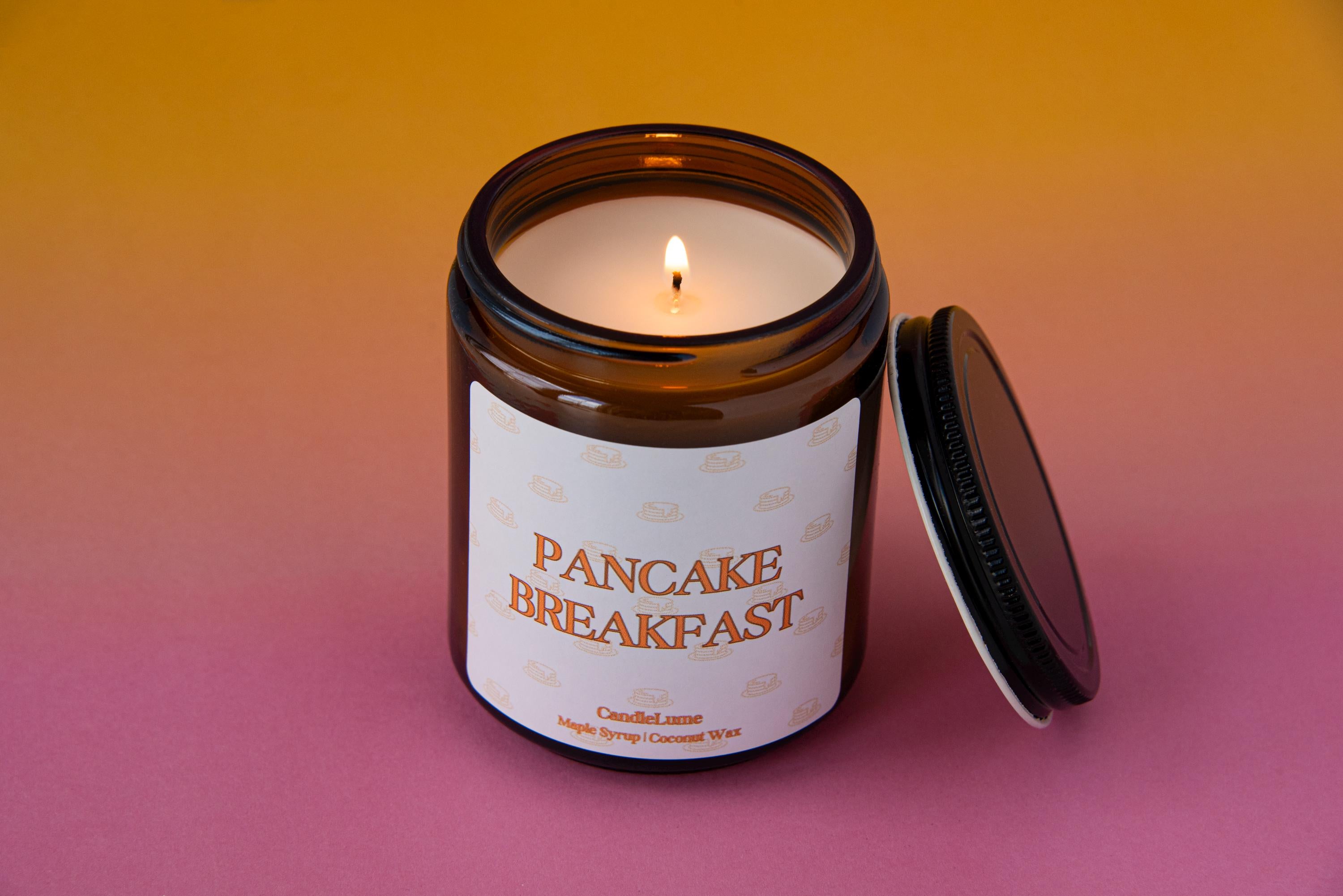 Pancake Breakfast Candle / Breakfast Candle / Coconut Wax Candles / Fun Gift Ideas / Funny Candles / New Home Gifts