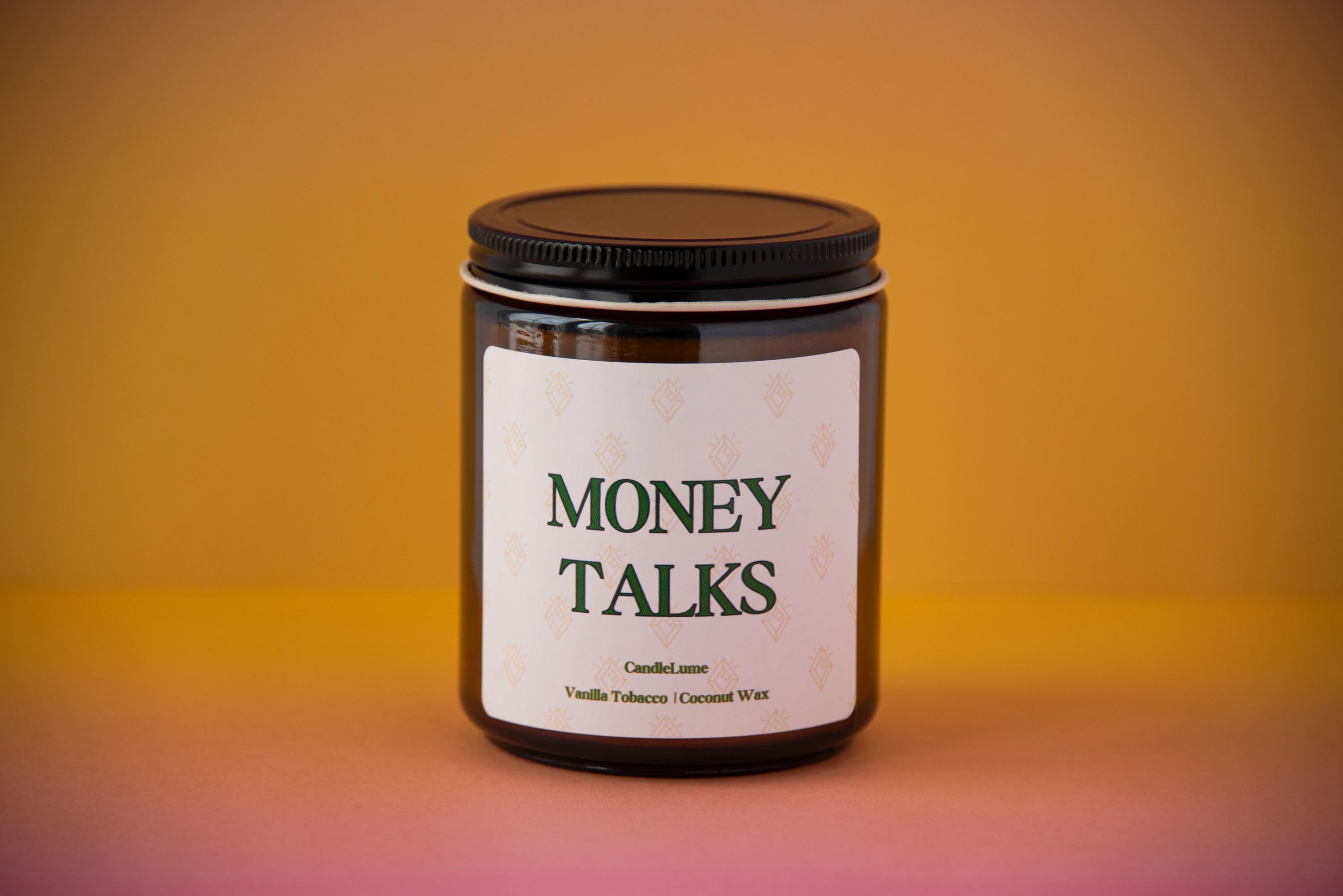 Money Talks Candle / Funny Gift Idea / Coconut Wax Candles / Fun Gift Ideas / Funny Candles / New Home Gifts