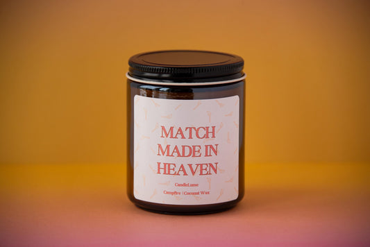 Match Made in Heaven Candle / Romantic Candle / Coconut Wax Candles / Valentines Candles / New Home Gifts