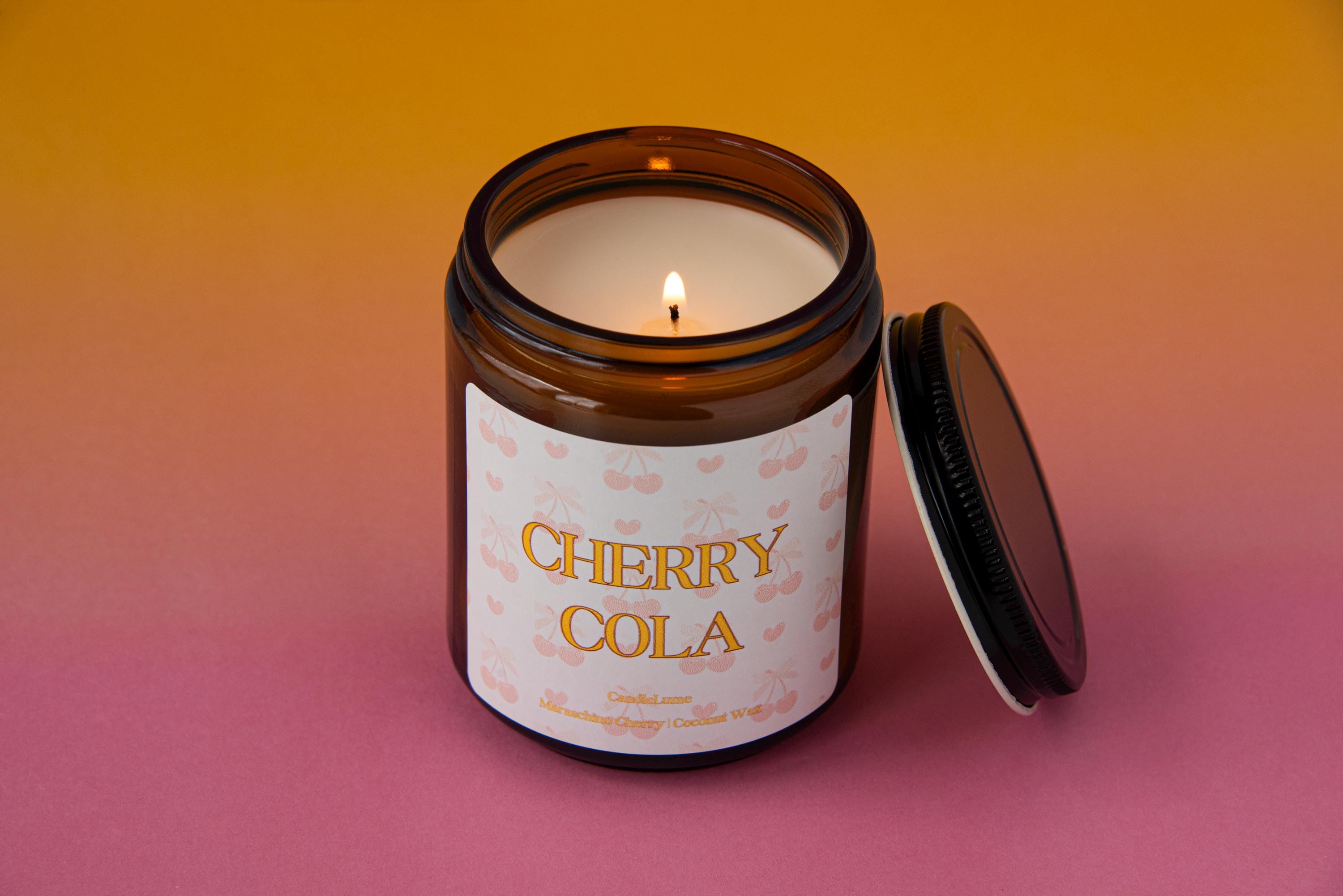 Cherry Cola Candle / Yummy Candle / Coconut Wax Candles / Y2K Candle / Funny Candles / New Home Gifts