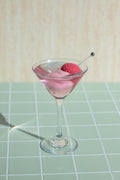 Lychee Martini Candle: Reusable Glass, Coconut Wax