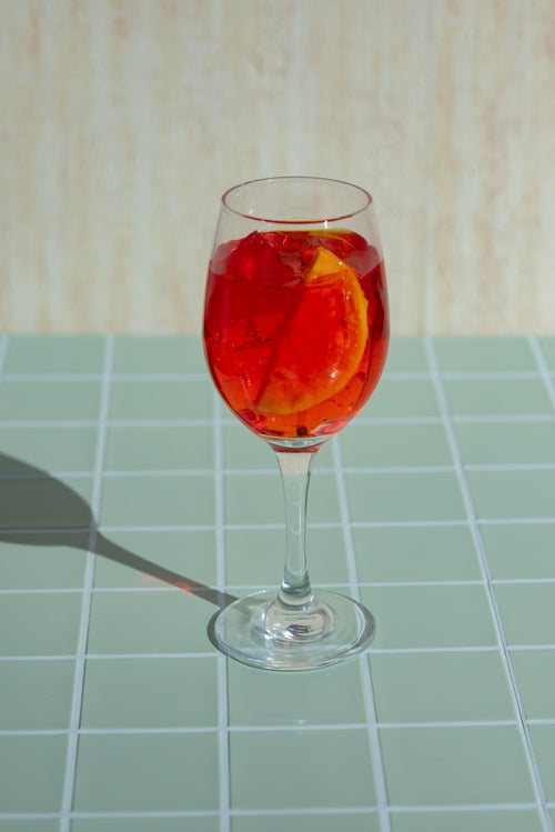 Aperol Spritz Candle / Gel wax Candle / Cocktail Candle / Drink Candles