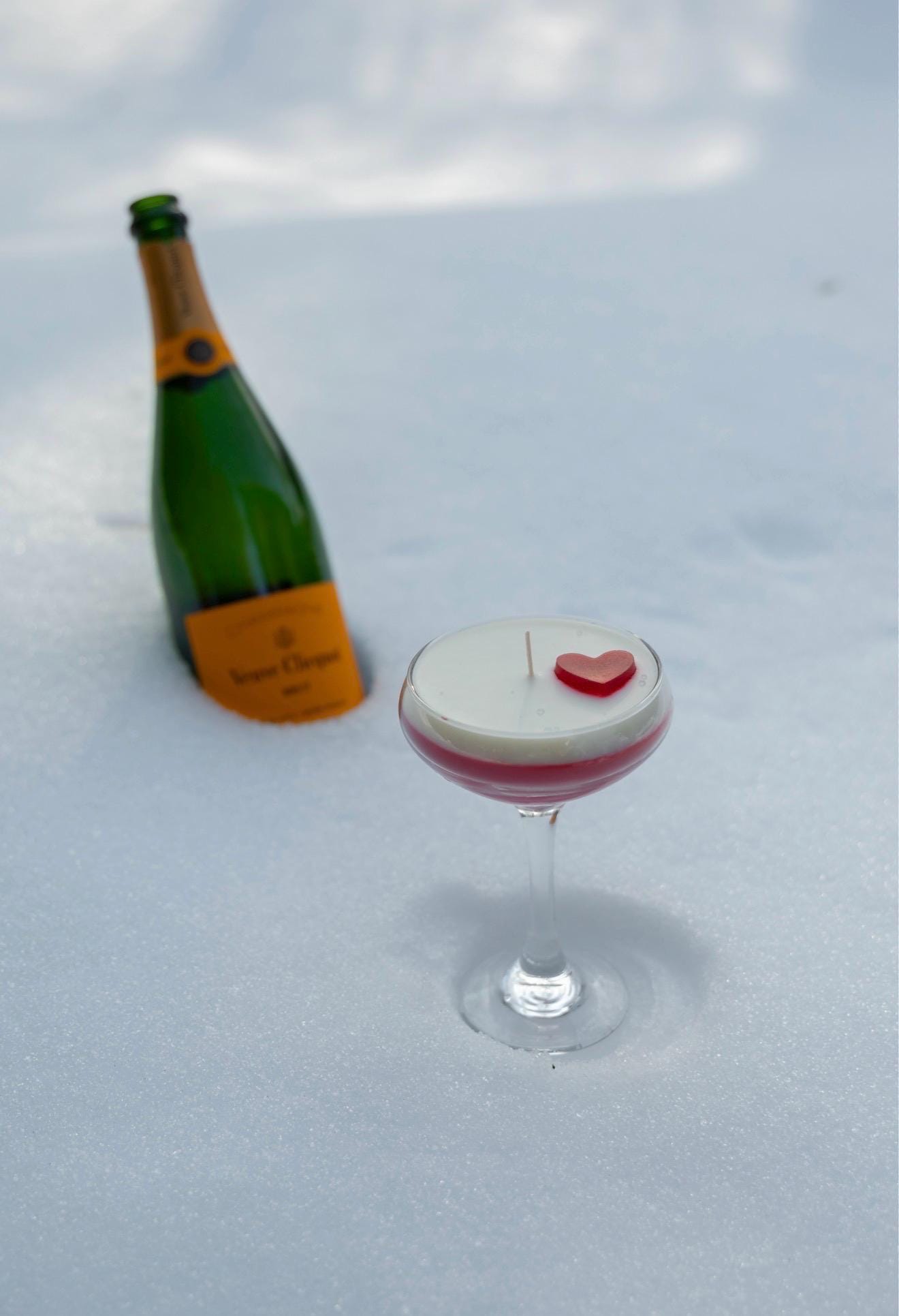 Valentine’s Day Cocktail Candle / Love Candle / Valentines gift Idea