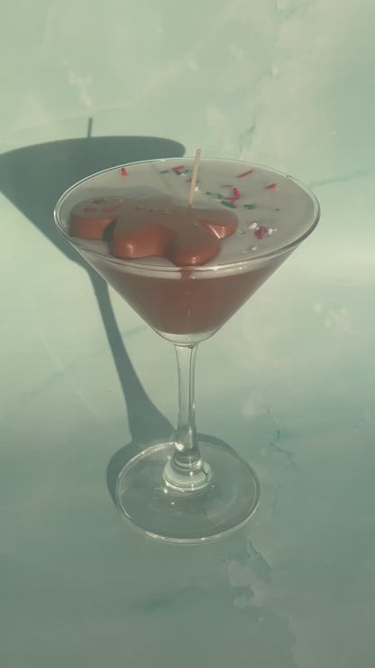 Christmas Hot Chocolate Martini Candle