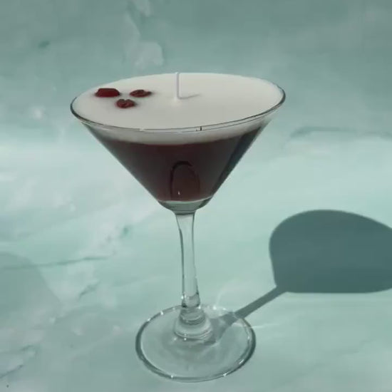 Espresso Martini Candle: Realistic Coffee Scent, Martini Glass / Cocktail Candles / Fun Gift Ideas / Bachelorette Party Favours