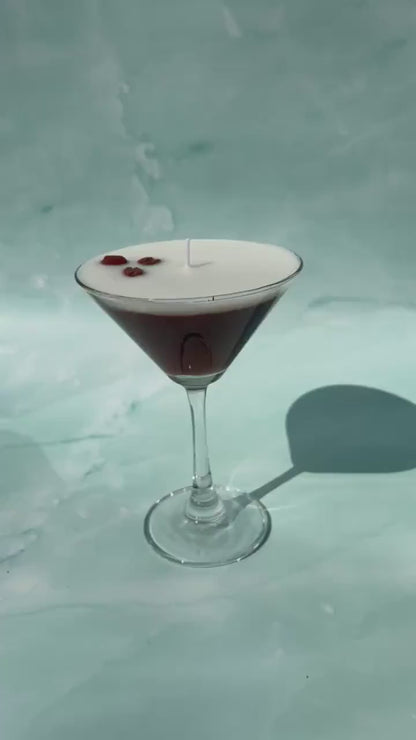 Espresso Martini Candle: Realistic Coffee Scent, Martini Glass / Cocktail Candles / Fun Gift Ideas / Bachelorette Party Favours