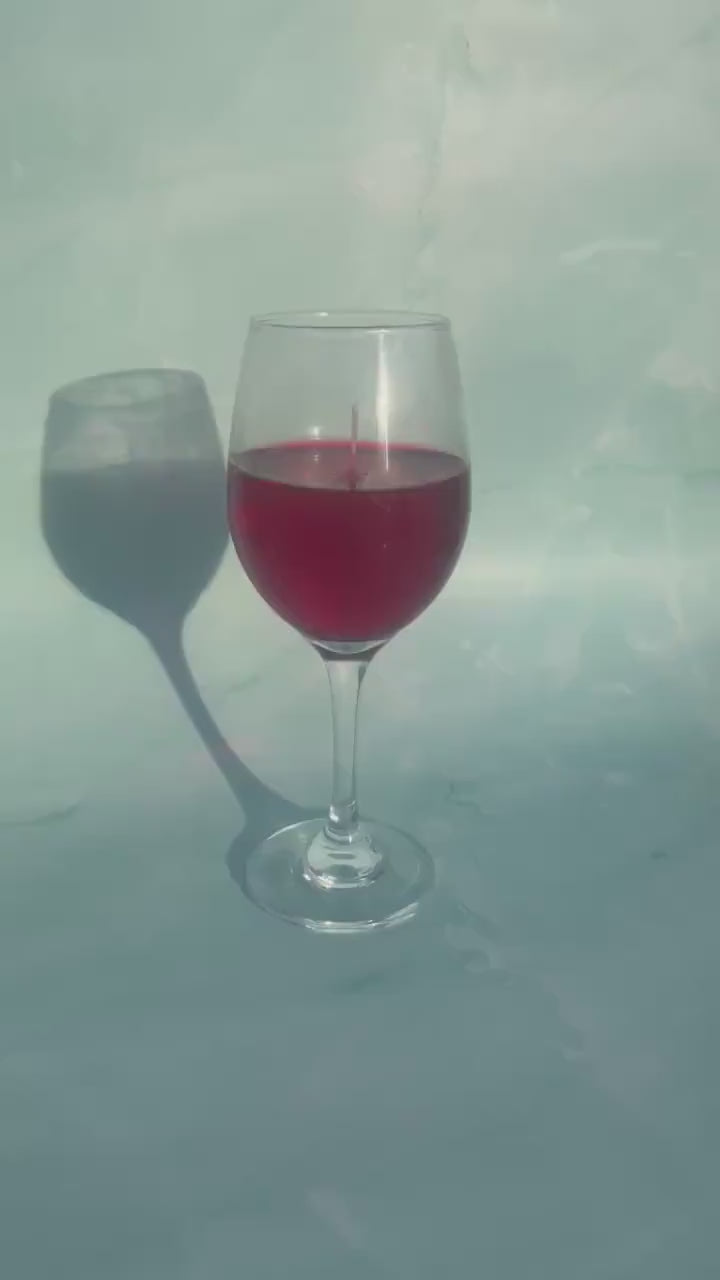 Red Wine Candle / Wine Candle / Gel Wax Candle / Drink Candles / cocktail candles