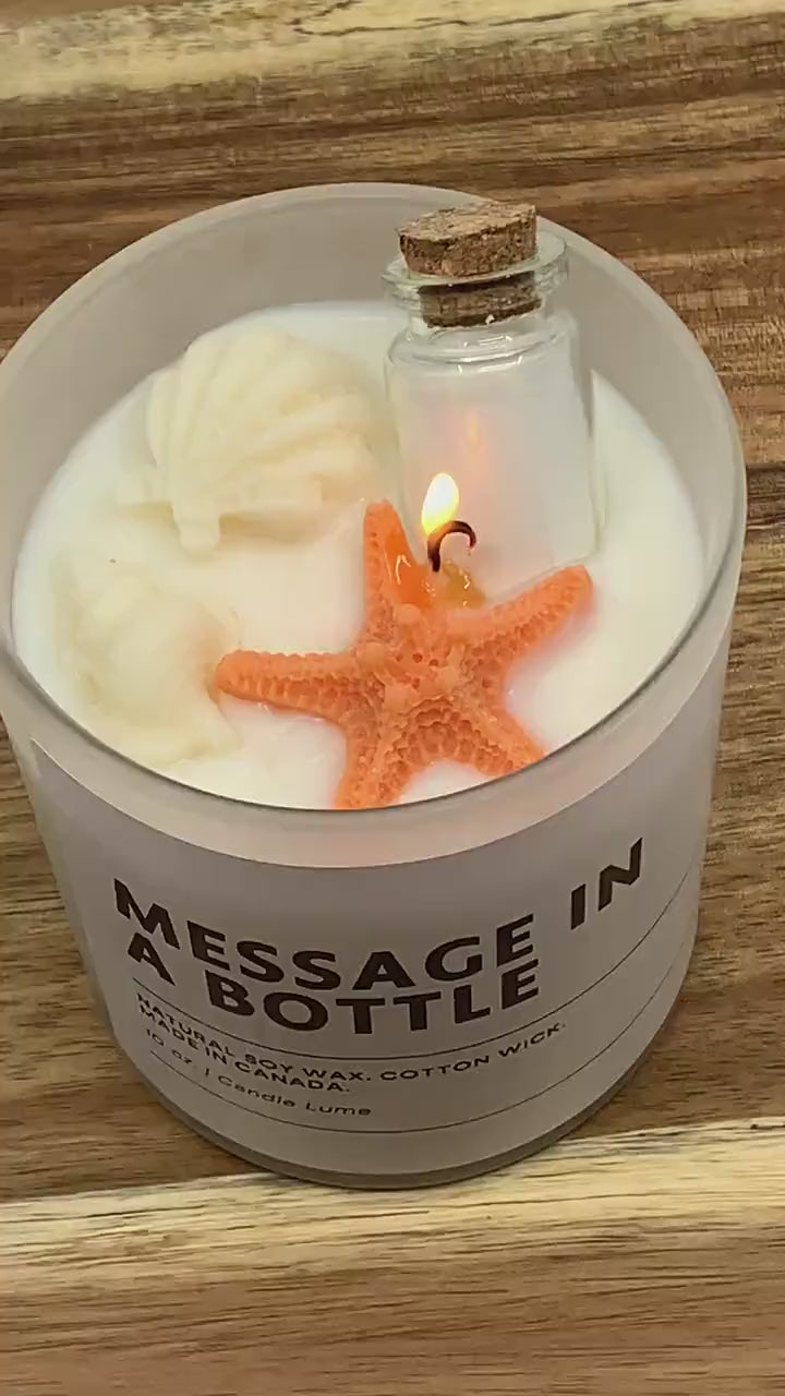 Message in a Bottle Candle / Hidden Message in a Bottle / Custom Candle / Personalization Candle / Cute Candle / Gift Ideas / Beautiful