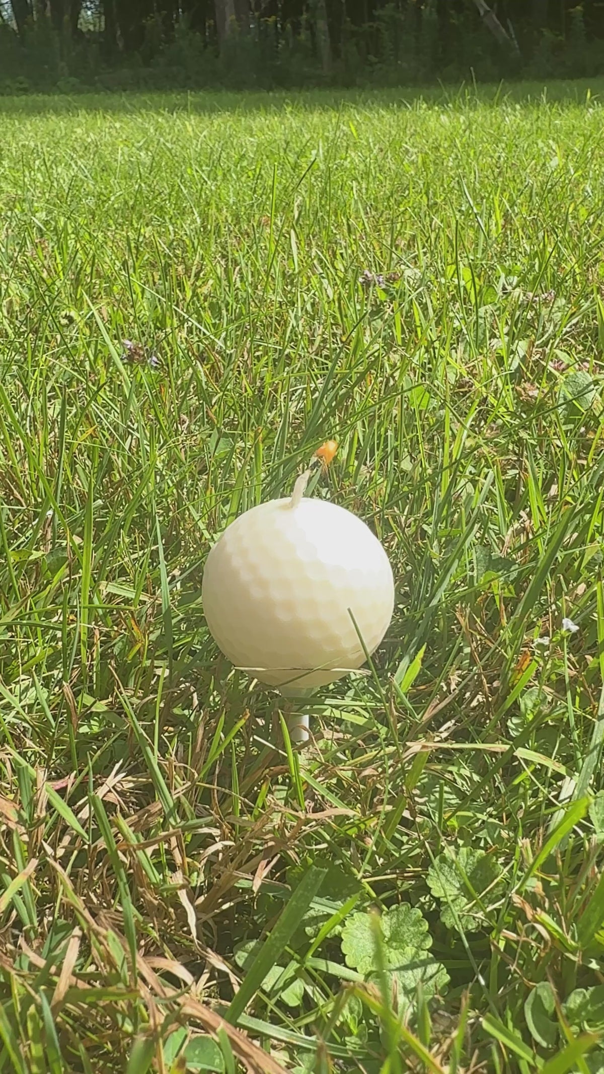 Golf Ball Candle | Golf Gift for Him | Golfer Gift | Golf Lover Gift | Golf Decor | Novelty Candle | Golf Dad Gift | Golf Tournament Gift