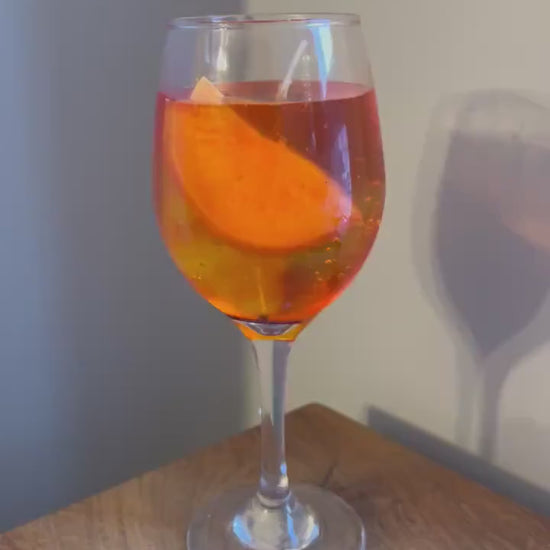Aperol Spritz Candle / Gel wax Candle / Cocktail Candle / Drink Candles