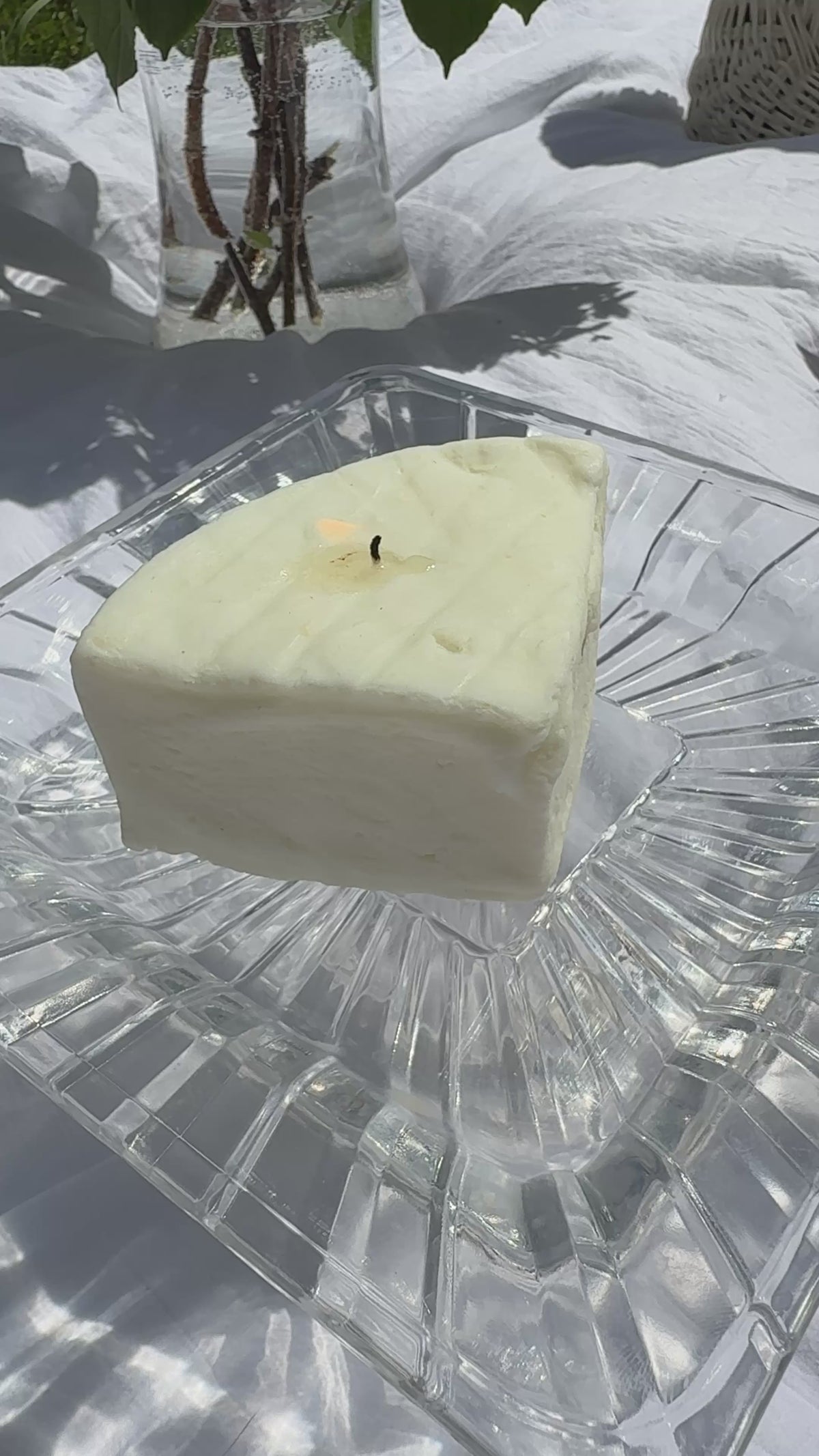 Brie Cheese Candle | Realistic Cheese Candle | Food Shaped Candle | Charcuterie Decor | Foodie Gift | Kitchen Decor | Unique Gift