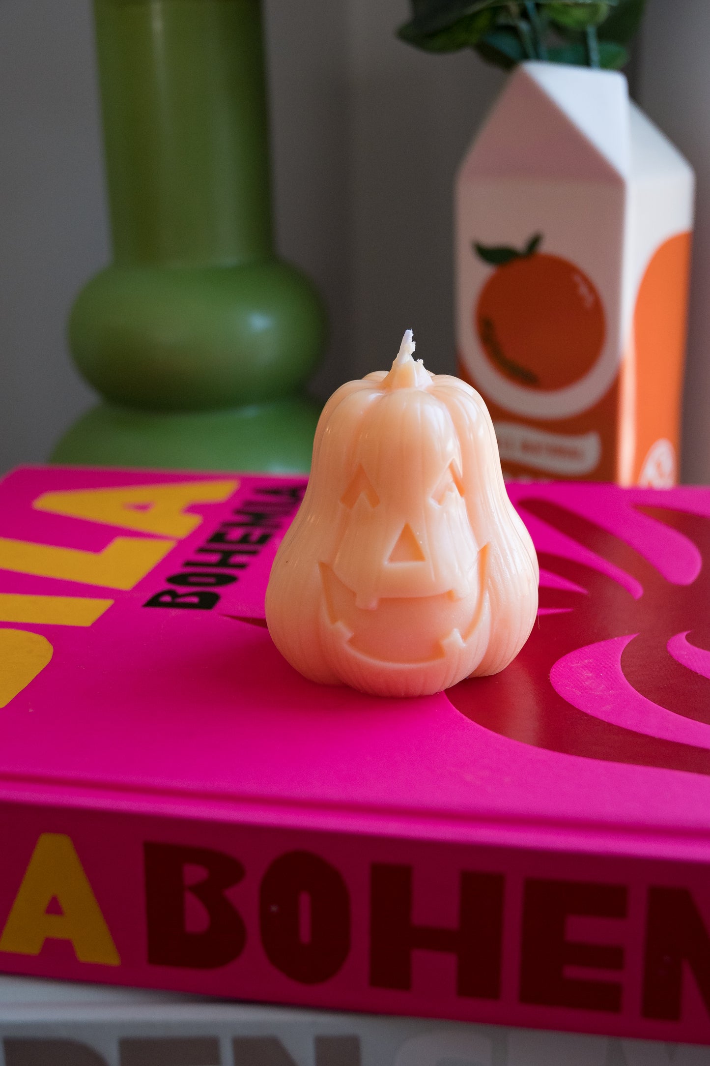 Jack-O-Lantern Candle