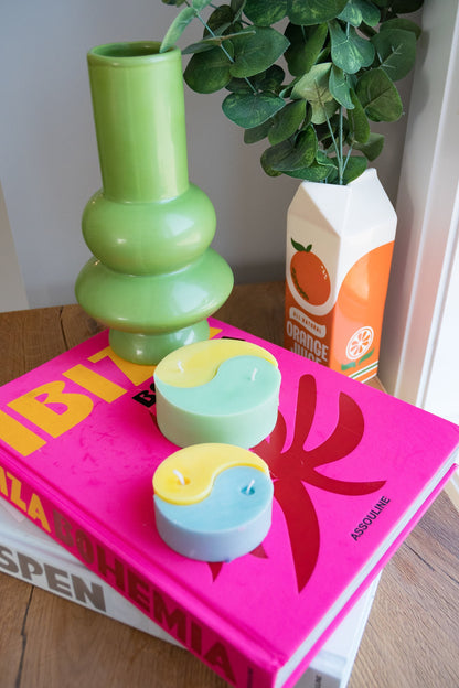 Custom Large Yin Yang Candle / Yin Yang Candle / Mix and Match Colour / Beautiful Candle / Fun Candle / Unique Candle