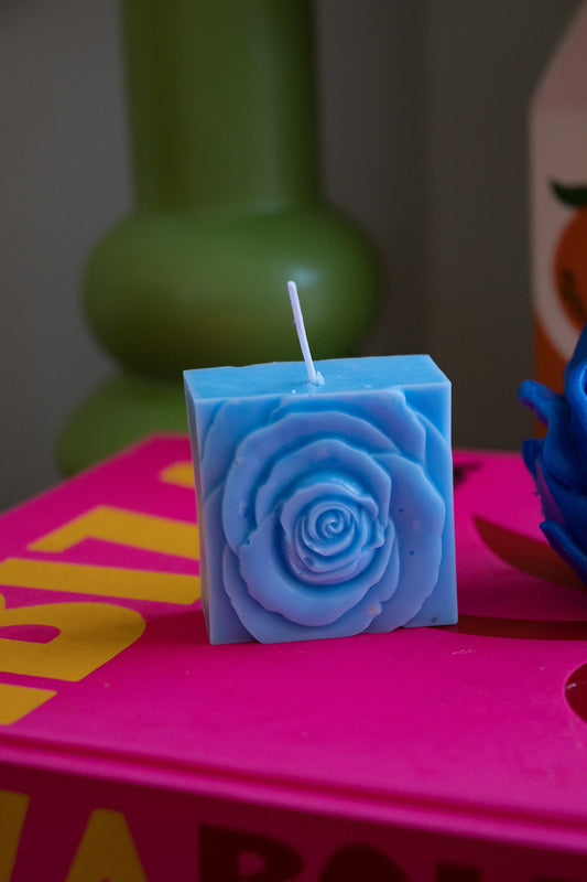 Square Rose Candle