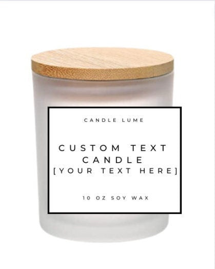 Custom Label Candle