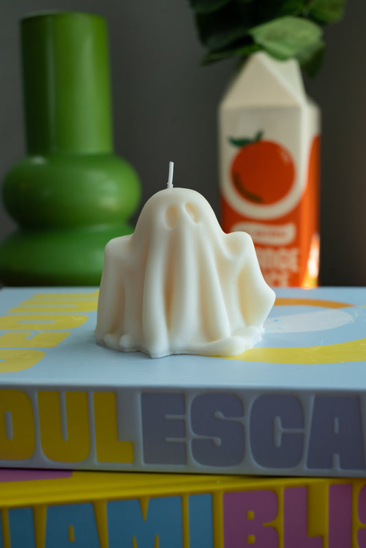 Cute Sheet Ghost Candle