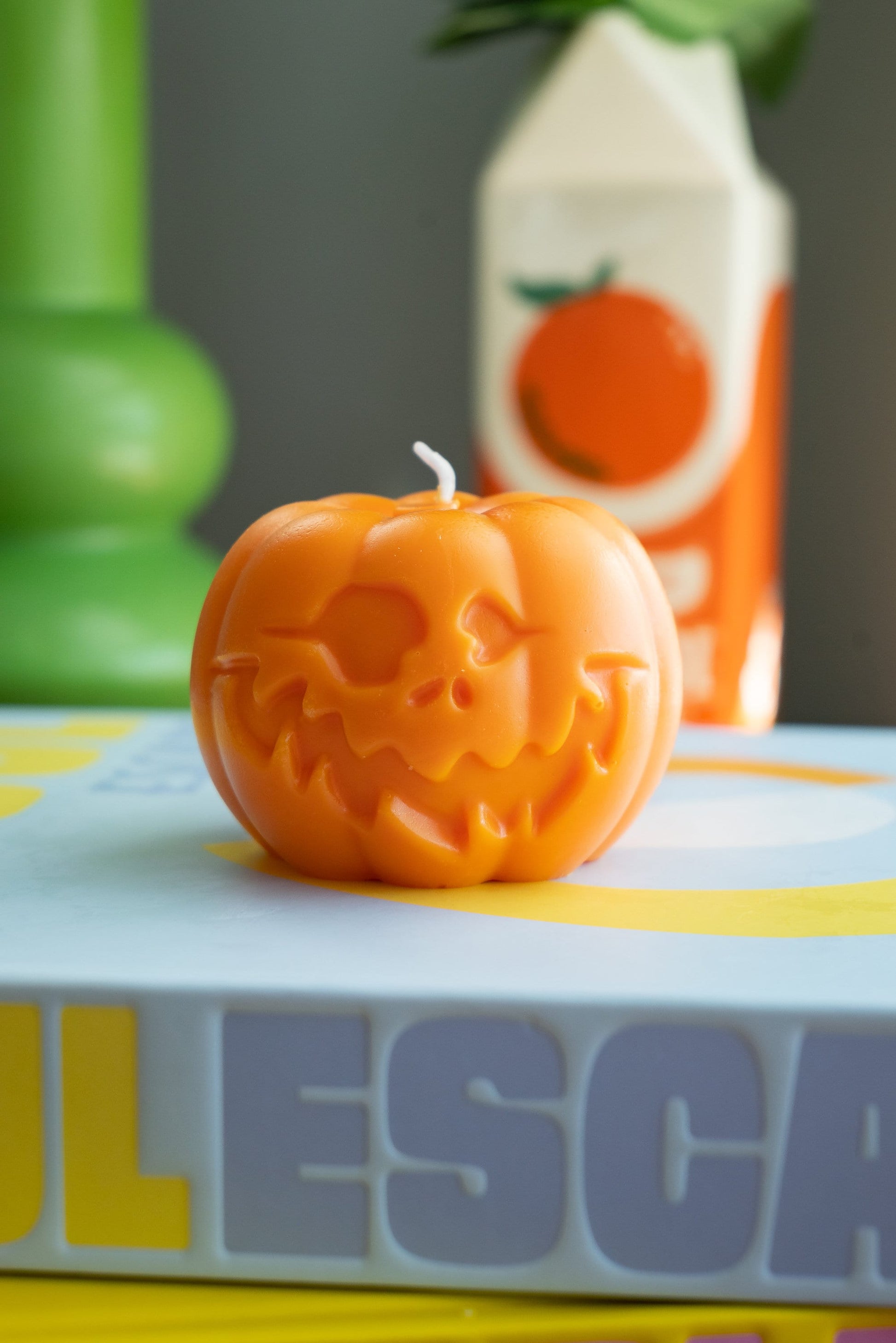 Halloween Pumpkin Candles / Jack-O-lantern Candle / Pumpkin Candles / Halloween Decor Candles / Halloween Decorations / Adorable Candle