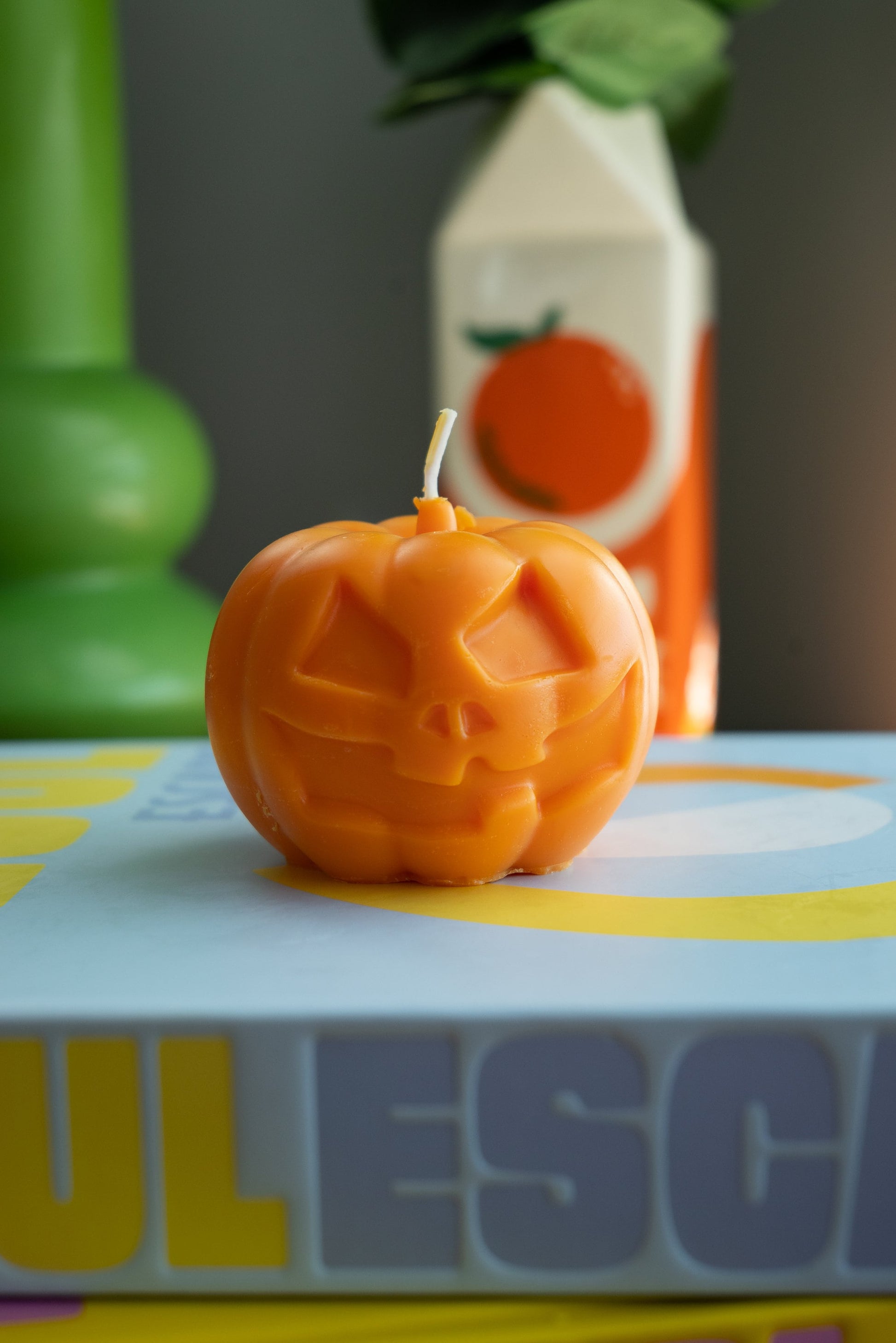 Halloween Pumpkin Candles / Jack-O-lantern Candle / Pumpkin Candles / Halloween Decor Candles / Halloween Decorations / Adorable Candle