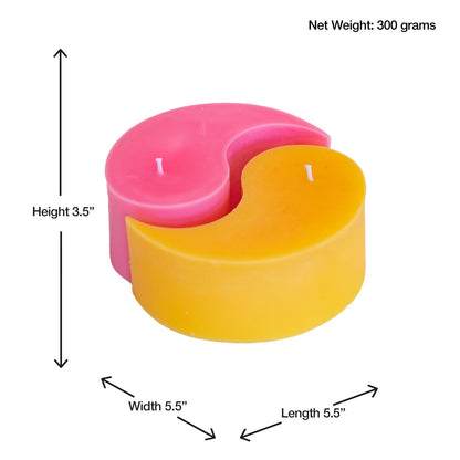 Custom Large Yin Yang Candle / Yin Yang Candle / Mix and Match Colour / Beautiful Candle / Fun Candle / Unique Candle