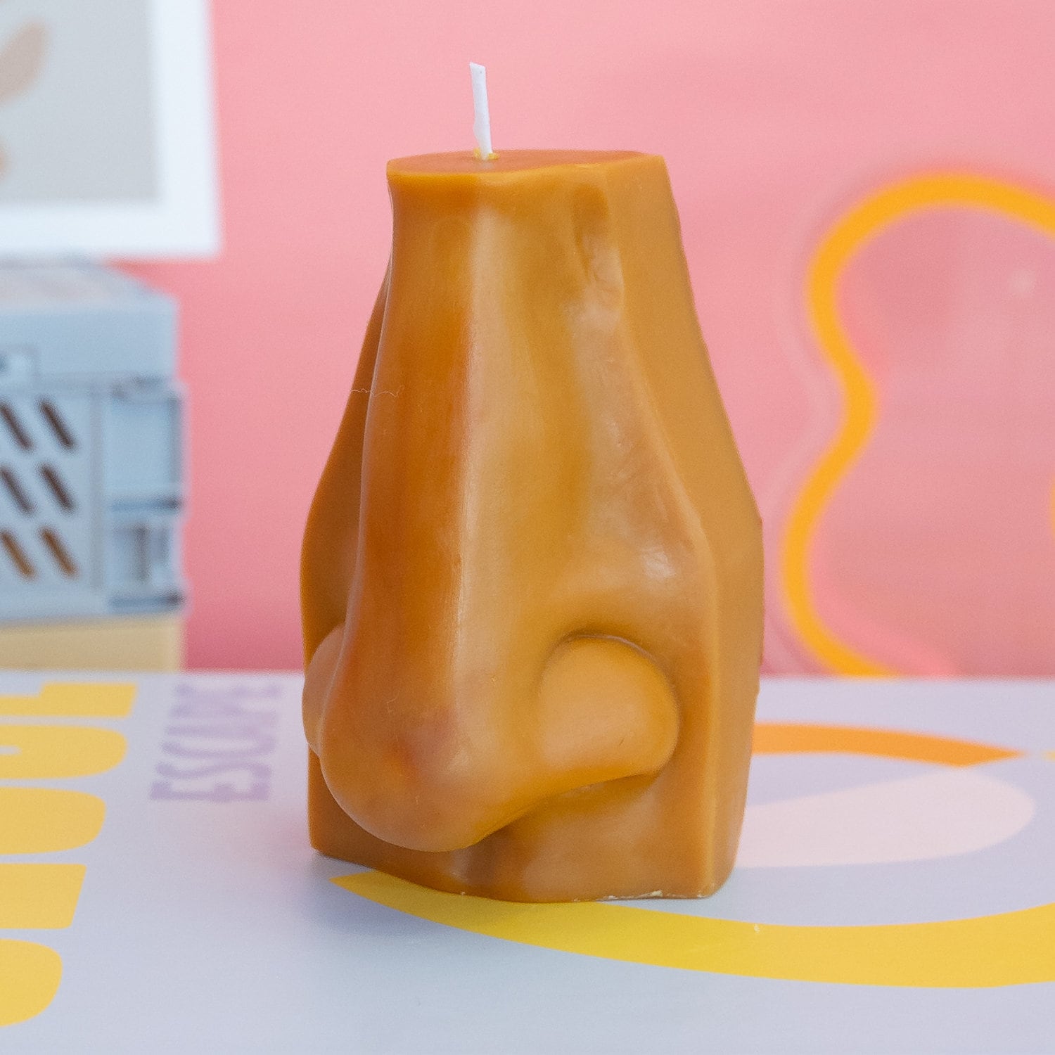 Nose Candle / Face Candle / Funny Candle / Abstract Candle / Home Decor / Unique Candle / Nice Candle