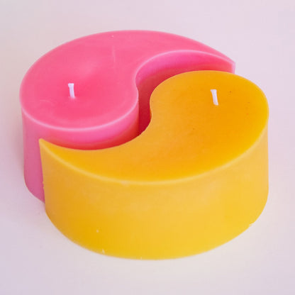 Custom Large Yin Yang Candle / Yin Yang Candle / Mix and Match Colour / Beautiful Candle / Fun Candle / Unique Candle