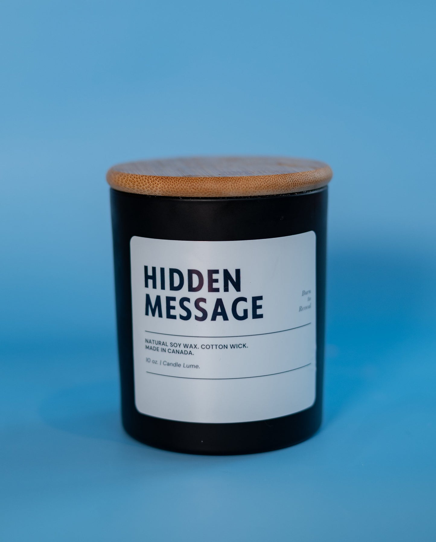 Hidden Message Candle / Secret Message Candle / Gift Ideas / Christmas Gift Ideas / Jar Candle / Container Candle / Custom Scents