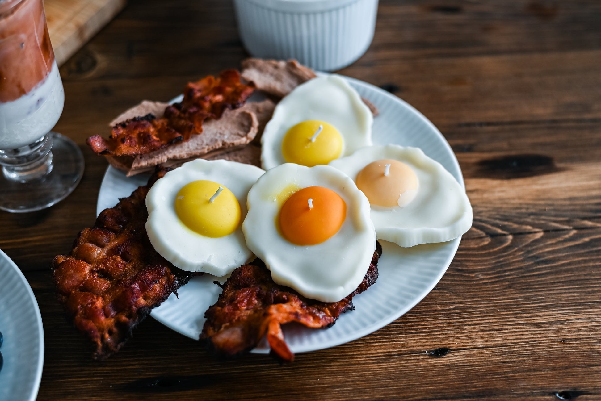 Egg candle / fried egg candle / food candle / funny candle / cute candle / unique candle / eggs for breakfast / egg lover