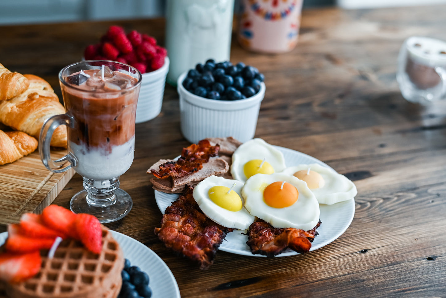 Egg candle / fried egg candle / food candle / funny candle / cute candle / unique candle / eggs for breakfast / egg lover