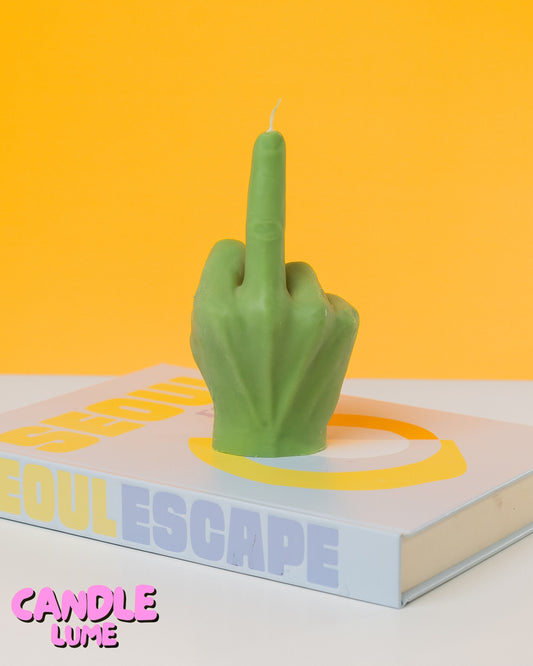 LIFE-SIZED Middle Finger Candle /Fuck You Candle /Hand Gesture Fuck Candle /Holiday Gift/Customized Colours and Scents/Funny Candle/